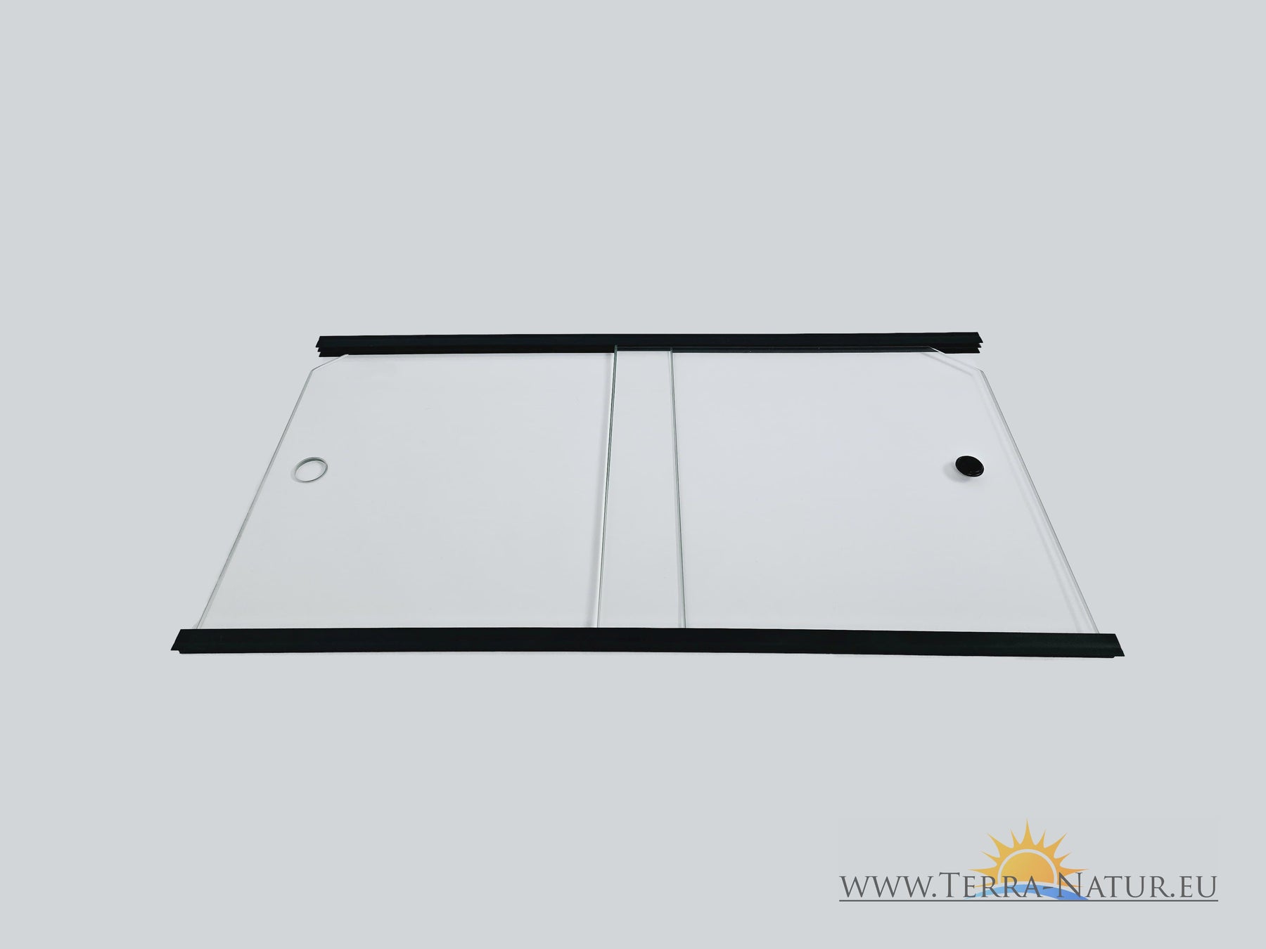 Aquarium Glas-Schiebeabdeckung  120x40cm / Rechts - Links