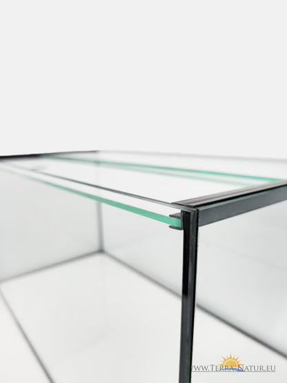 Aquarium 60x30x30cm / 54 Liter schwarz