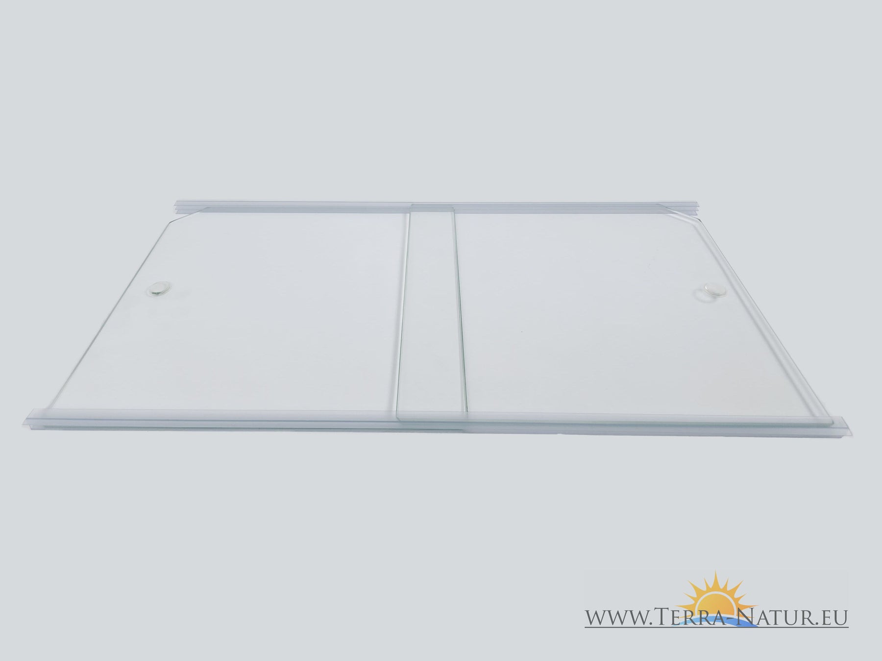 Aquarium Glas-Schiebeabdeckung  120x40cm / Rechts - Links