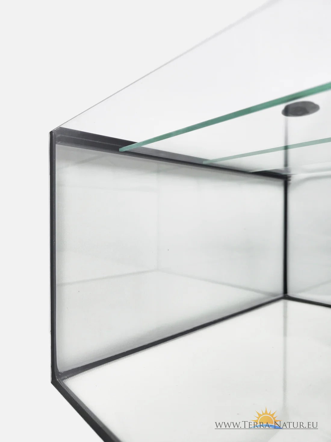 Aquarium 50x20x25cm / 25 Liter schwarz