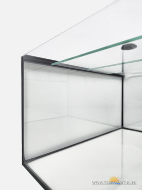 Aquarium 20x20x20cm Cube 8 Liter schwarz