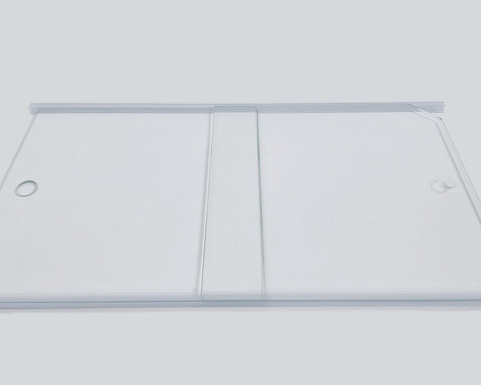 Couvercle coulissant en verre pour aquarium 120x40cm / Droite - Gauche