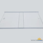 Aquarium Glas-Schiebeabdeckung  120x40cm / Rechts - Links