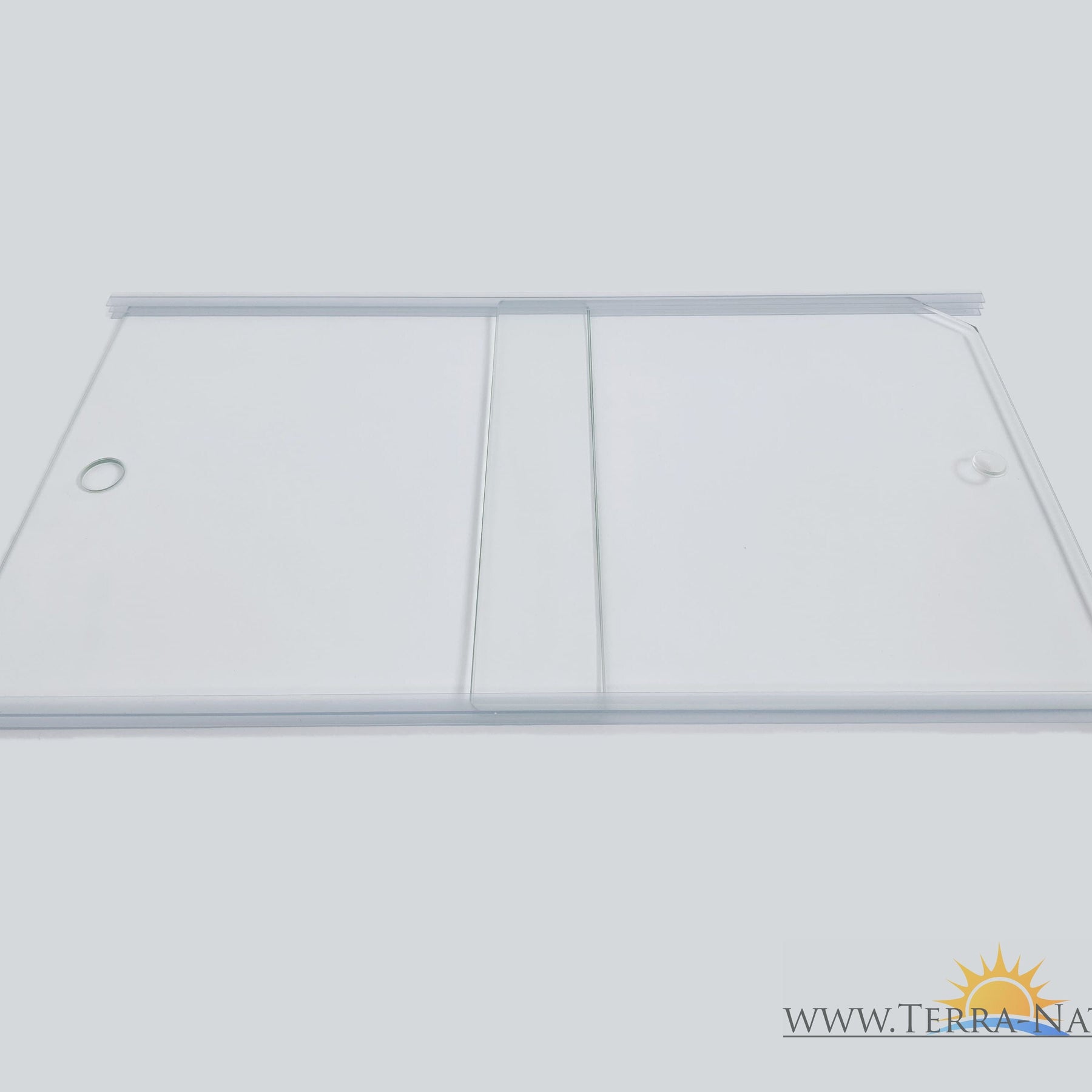 Aquarium Glas-Schiebeabdeckung  120x40cm / Rechts - Links