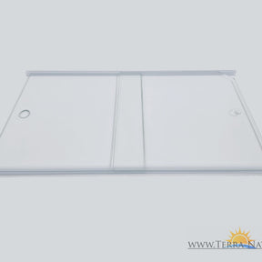 Aquarium Glas-Schiebeabdeckung  120x40cm / Rechts - Links