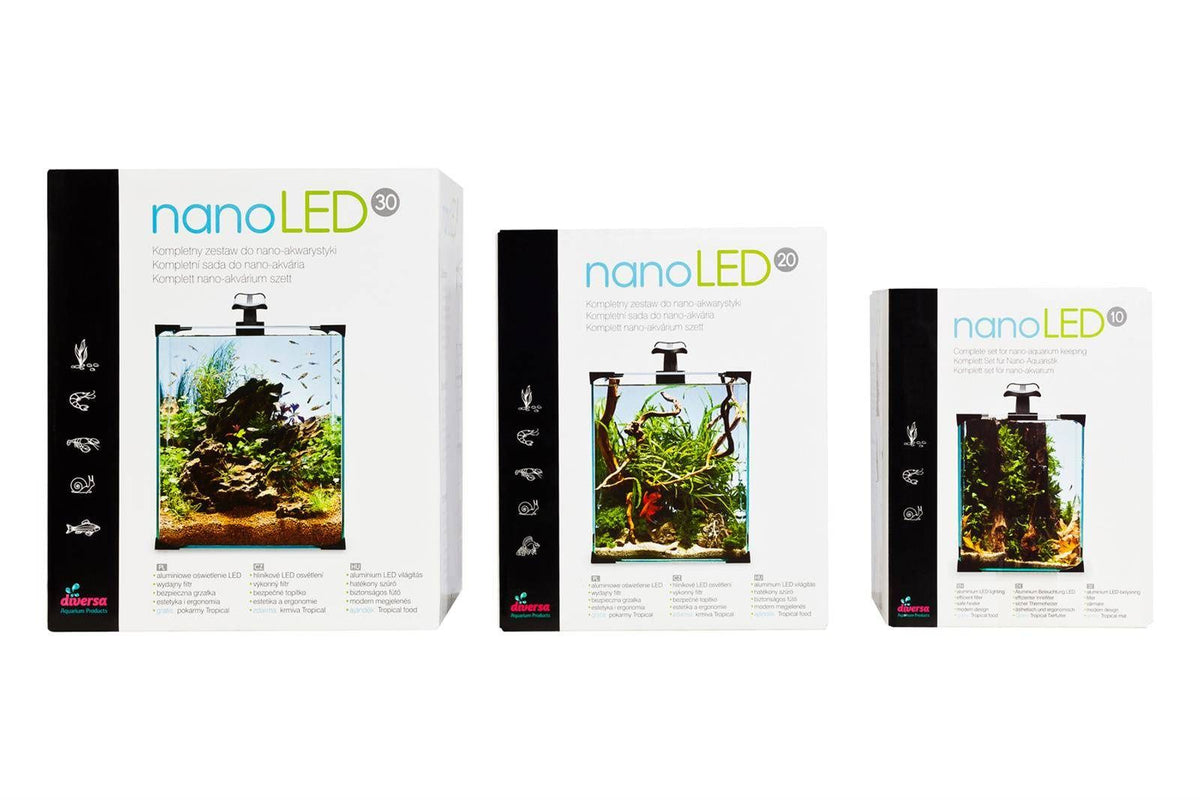 Diversa Nano Aquarium LED Set 10 litres