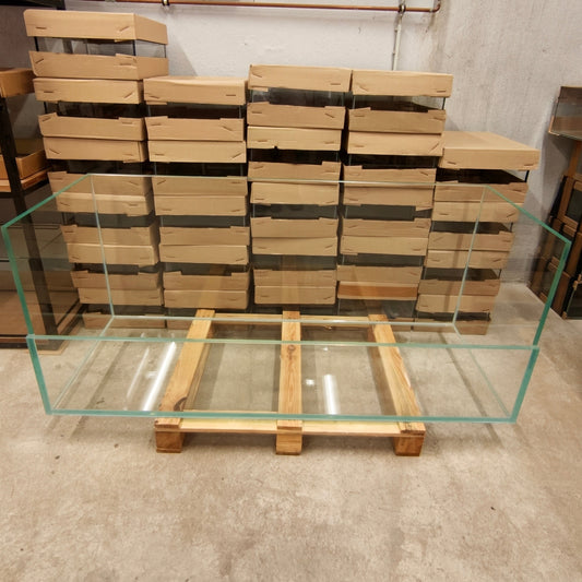 Aquarium 140x48x28 / 60cm, 184 Liter, 15mm Optiwhite, Paludarium Becken