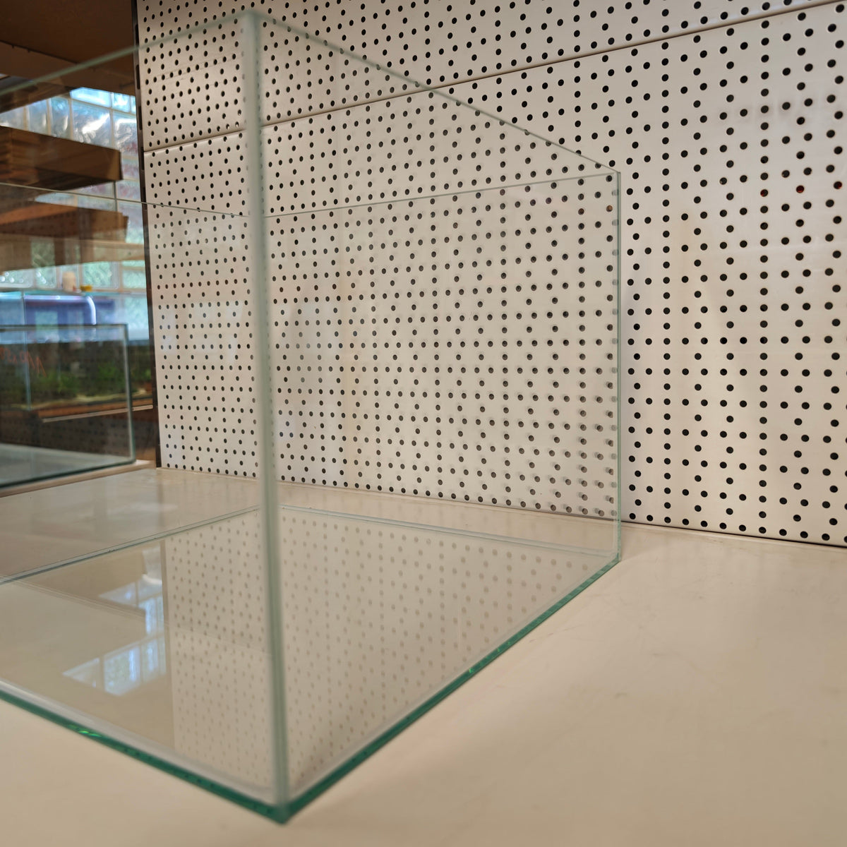 Aquarium 35x35x28cm, verre flotté 4mm, 34 litres
