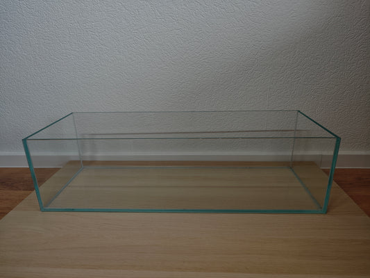 Aquarium 80x28x22cm / 49 Liter transparent Opti-White