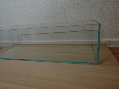 Aquarium 80x28x22cm / 49 Liter transparent Opti-White
