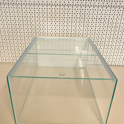 Aquarium 33x38x22 für Kallax Regal, weiße Rückwand