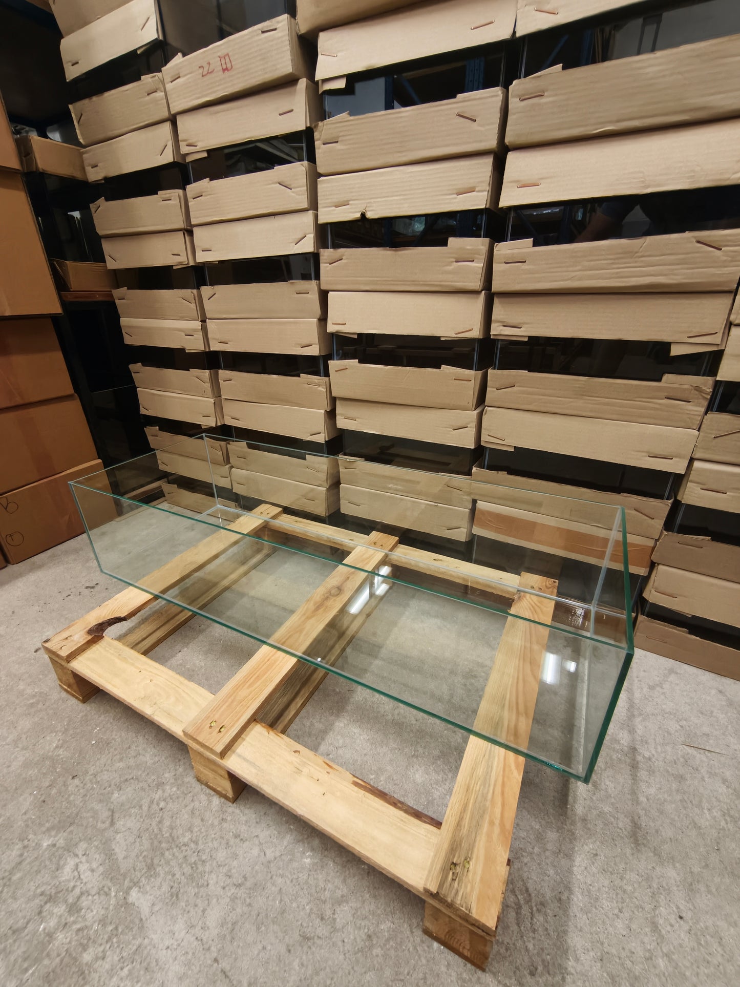 Aquarium 33x38x22 pour étagère Kallax, 3 chambres