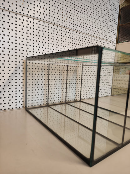 Aquarium 33x38x22 für Kallax Regal, 3 Kammer schwarz