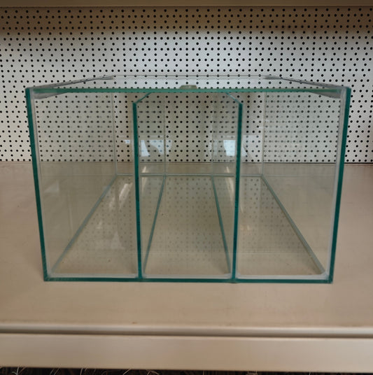 Aquarium 33x38x22 für Kallax Regal, 3 Kammer
