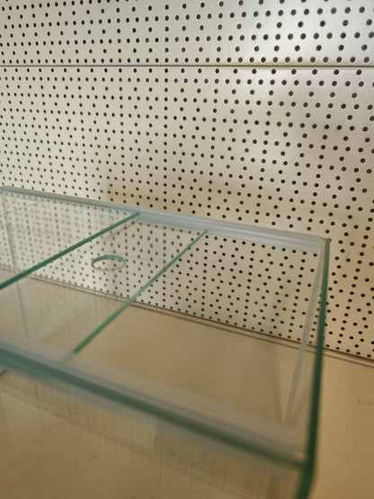 Aquarium 38x22x25 verre flotté 4mm, 20,9 litres avec couvercle