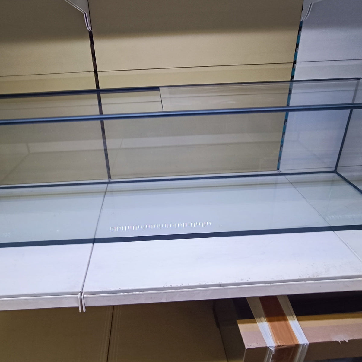 Aquarium 30x20x20cm "Orange Edition" with glass sliding cover