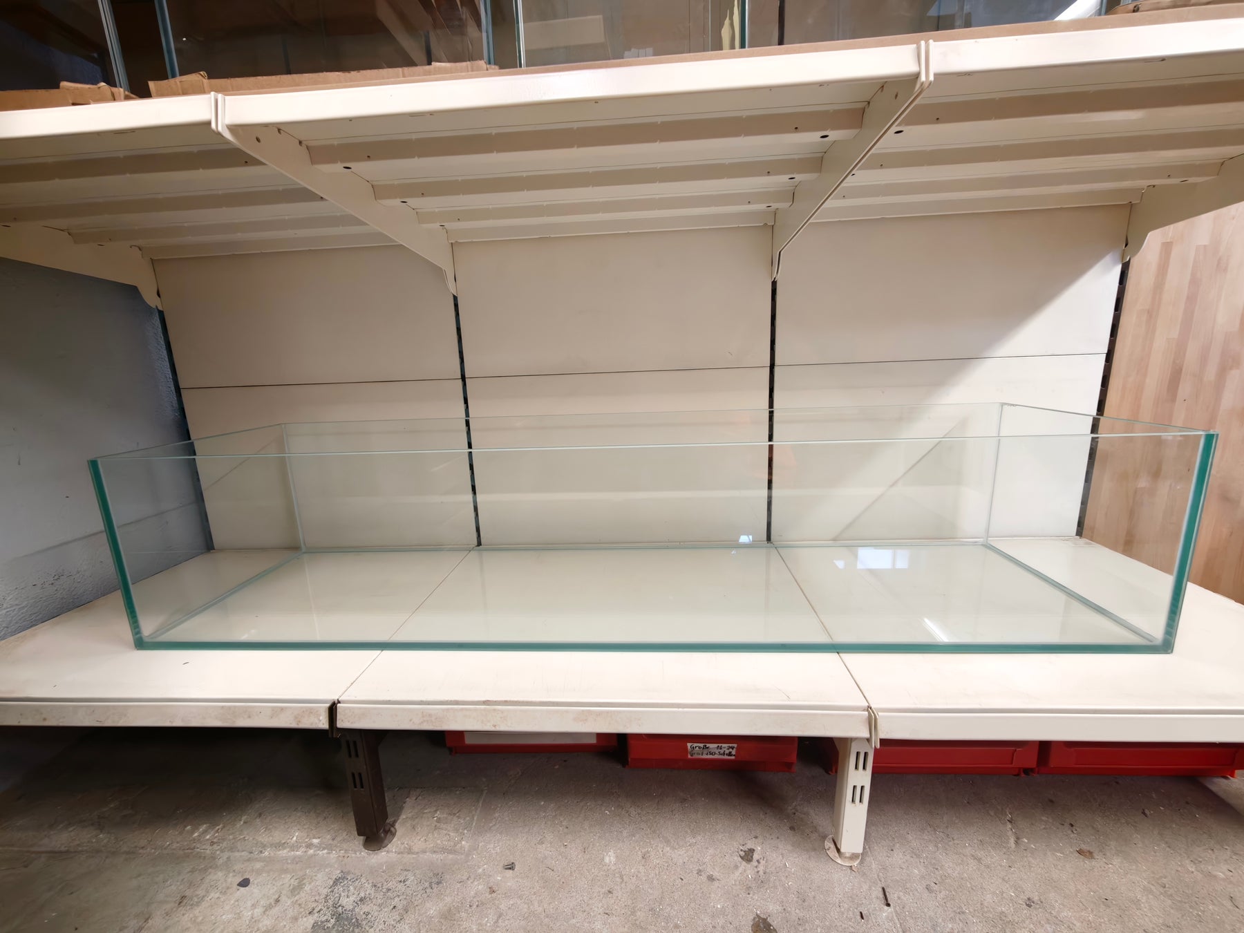 Aquarium 120x40x35 verre flotté 8mm, 168 litres