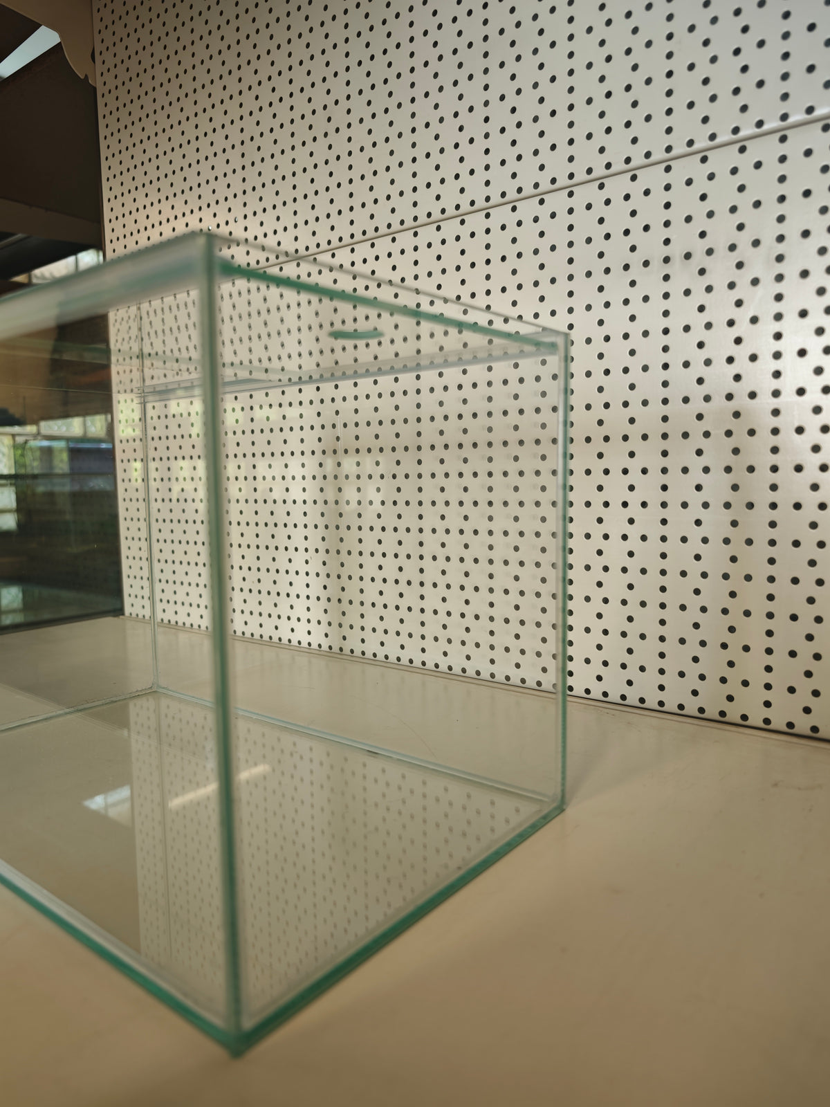 Aquarium 38x22x25 verre flotté 4mm, 20,9 litres avec couvercle