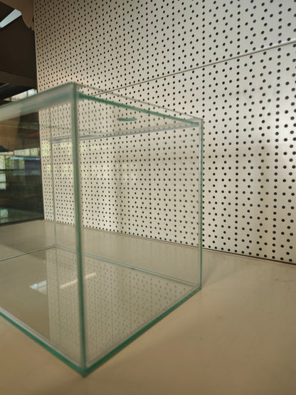 Aquarium 38x22x25 verre flotté 4mm, 20,9 litres avec couvercle
