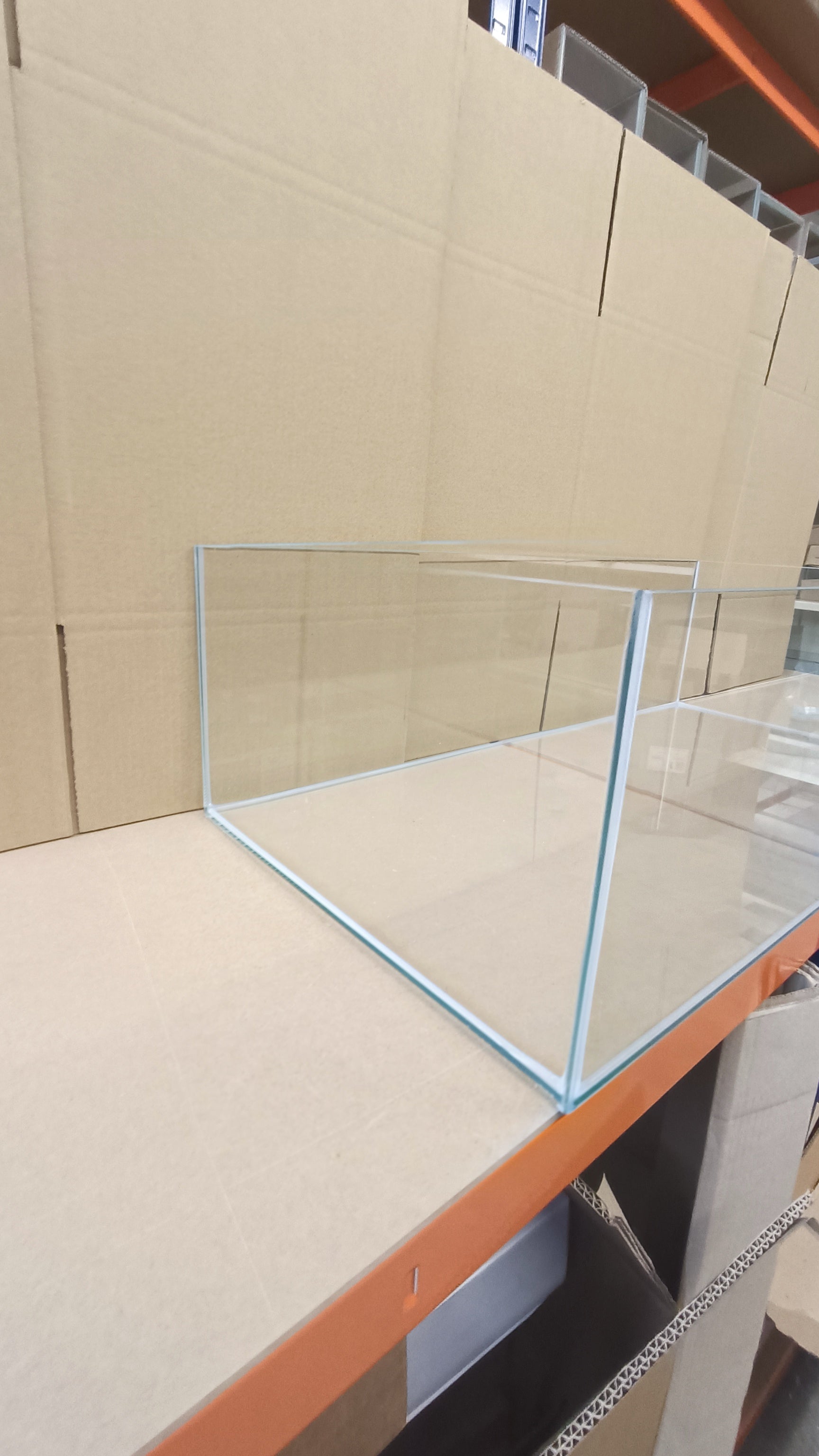 Aquarium 30x20x20cm "Orange Edition" with glass sliding cover