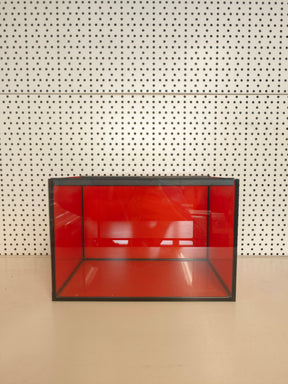 Aquarium 30x20x20cm "Orange Edition" mit Glas-Schiebeabdeckung
