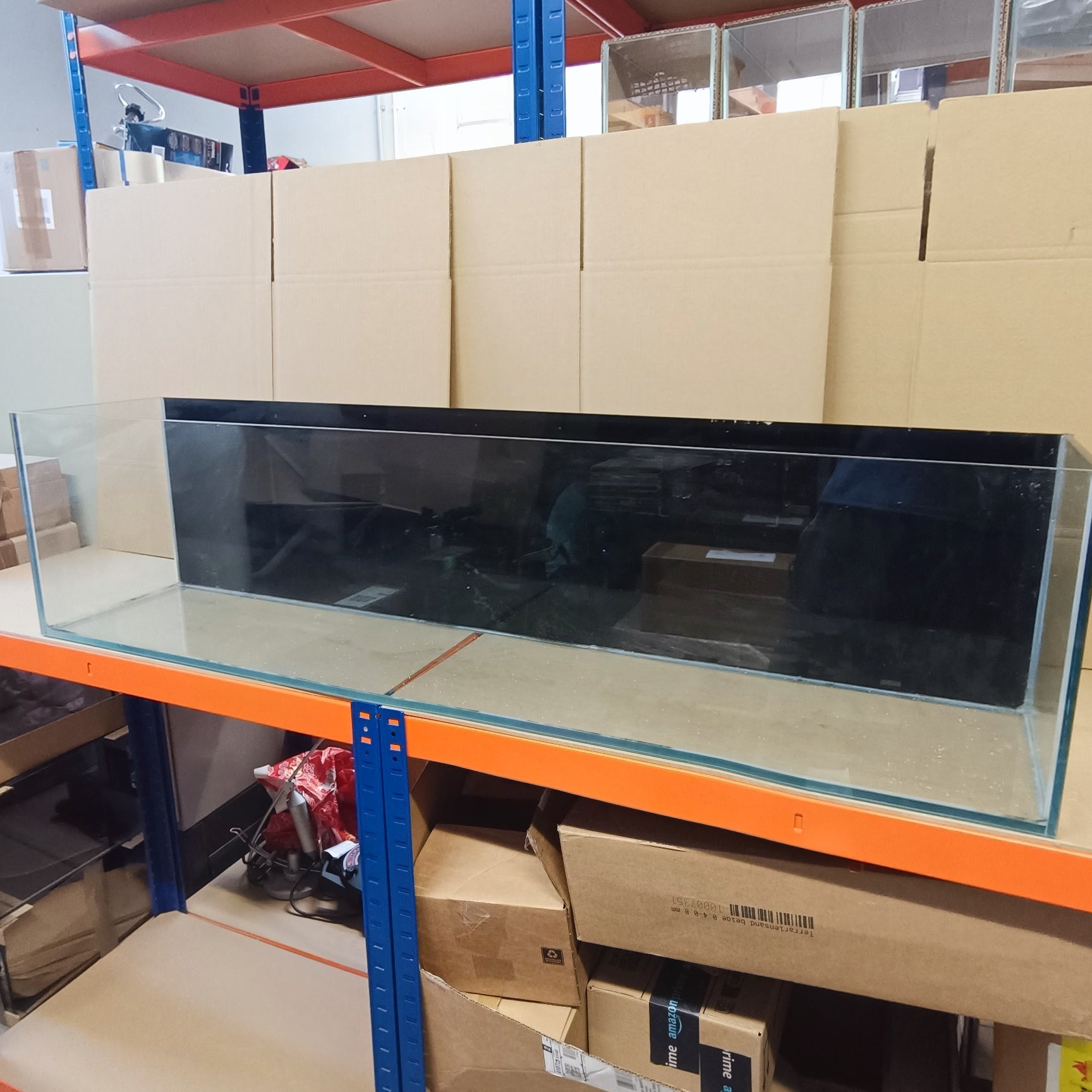 Aquarium 120x25x30cm Floatglas 6mm, 90 Liter