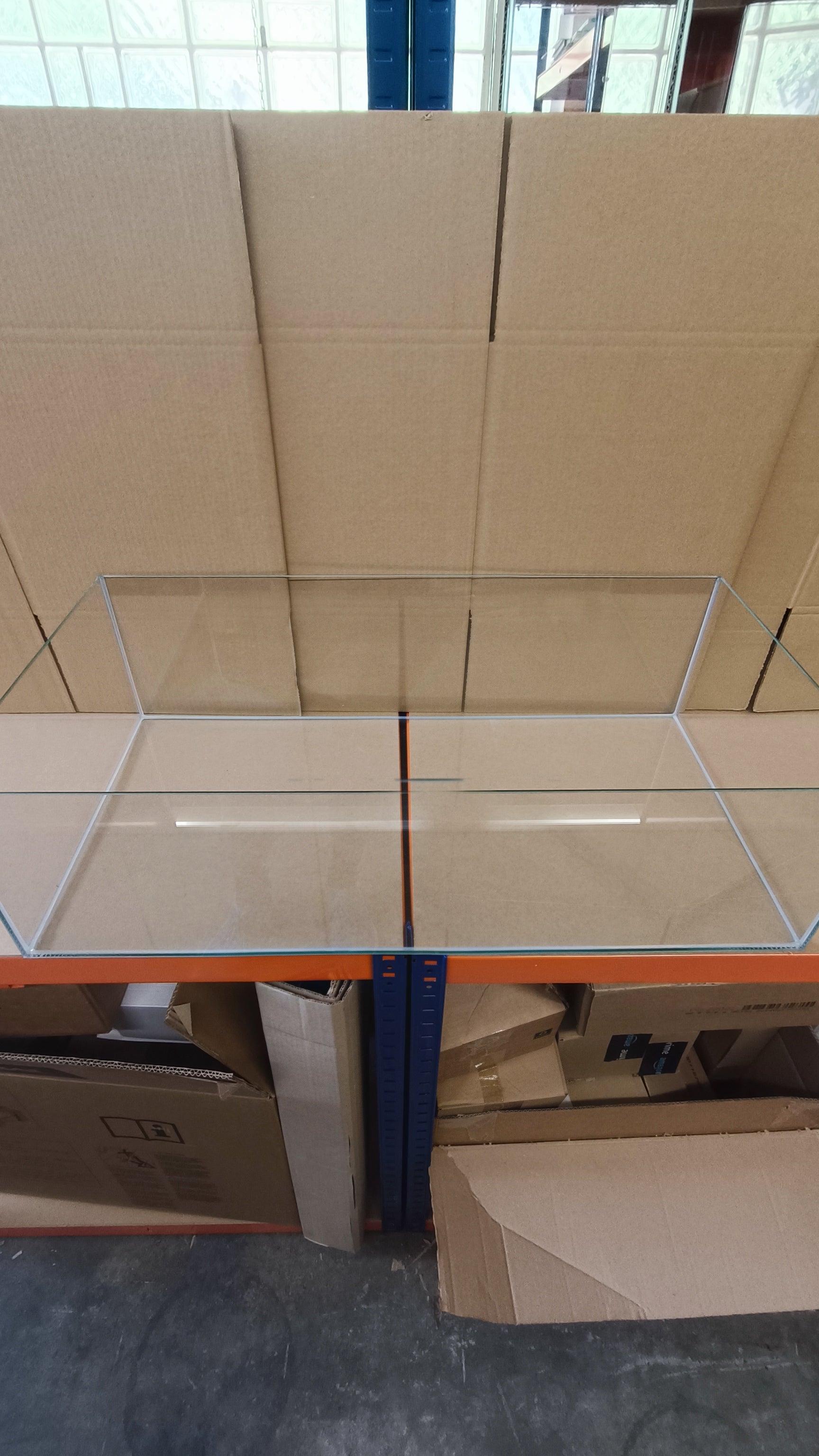 Aquarium 30x20x20cm "Orange Edition" with glass sliding cover