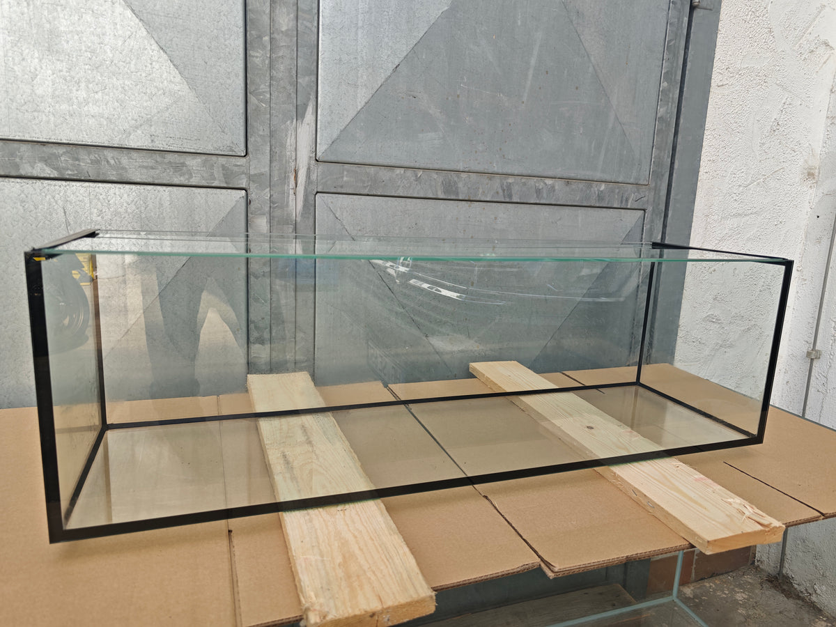Aquarium 120x40x35 verre flotté 8mm, 168 litres