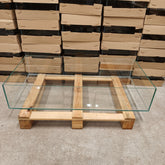 Aquarium 33x38x22 pour étagère Kallax, fond bleu