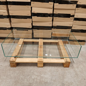 Aquarium 33x38x22 pour étagère Kallax, fond bleu