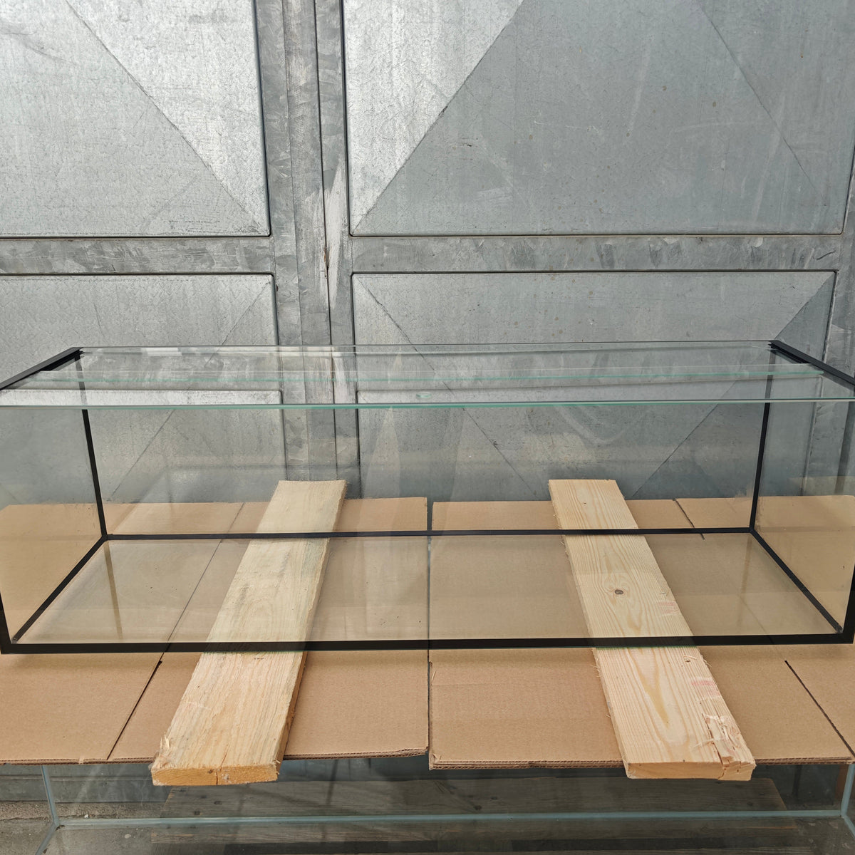 Aquarium 120x40x35 verre flotté 8mm, 168 litres
