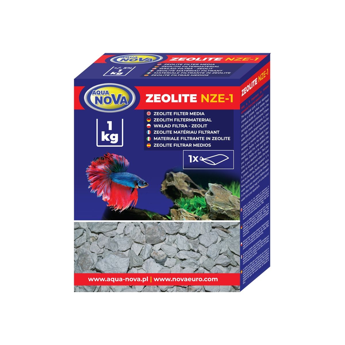 Média filtrant zéolite Aquanova