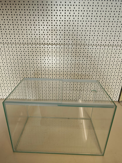 Aquarium 38x22x25 verre flotté 4mm, 20,9 litres avec couvercle