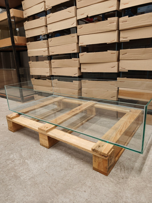 Aquarium 100x50x20cm, 100 Liter, Floatglas transparent