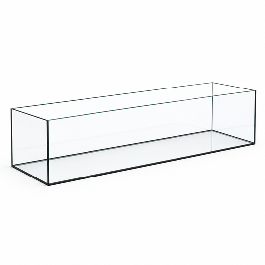 Terra-Natur Aquarium 150x30x30 cm, 135 Liter, schwarz verklebt
