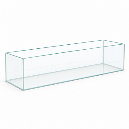 Terra-Natur Aquarium 150x30x30 cm, 135 Liter, transparent verklebt