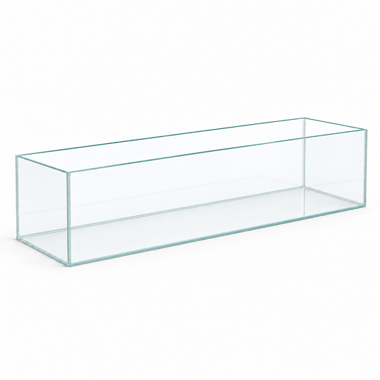 Terra-Natur Aquarium 150x30x30 cm, 135 Liter, transparent verklebt