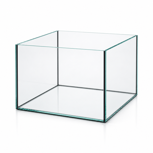 Terra-Natur Aquarium 40 × 40 × 30 cm, 48 Liter, schwarz – Produktillustration