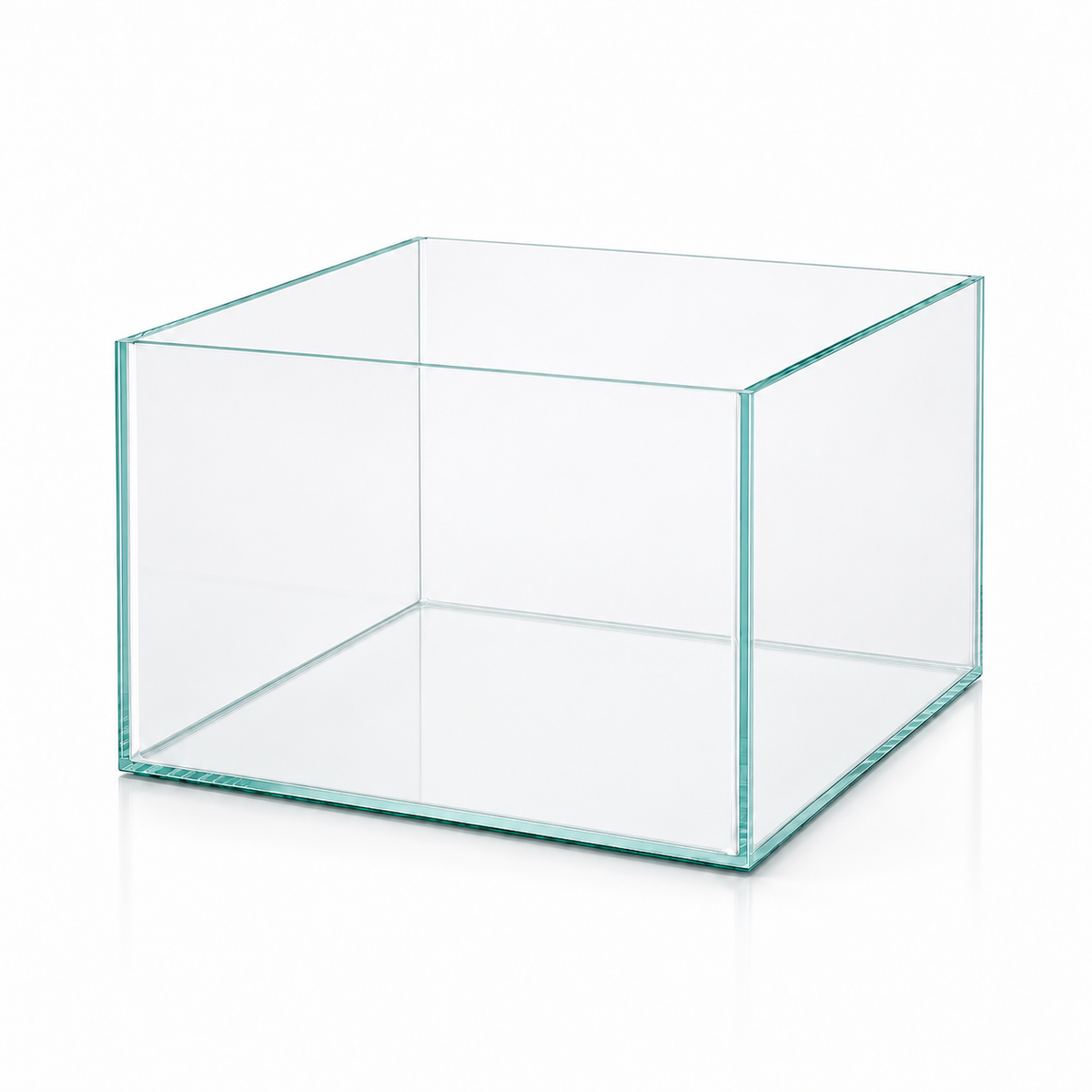 Terra-Natur Aquarium 40 × 40 × 30 cm, 48 Liter, transparent – Produktillustration