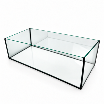 Terra-Natur Aquarium 50x30x20 cm, 30 Liter, schwarz verklebt