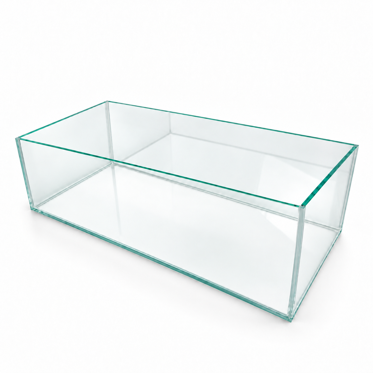 Terra-Natur Aquarium 50x30x20 cm, 30 Liter, transparent verklebt