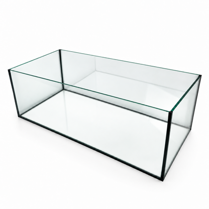 Terra-Natur Aquarium 50x30x25 cm, 37,5 Liter, schwarz verklebt