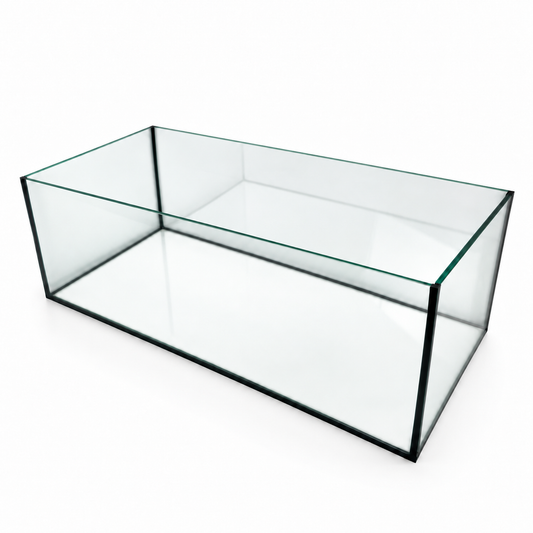 Terra-Natur Aquarium 50x30x25 cm, 37,5 Liter, schwarz verklebt