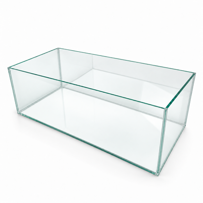 Terra-Natur Aquarium 50x30x25 cm, 37,5 Liter, transparent verklebt