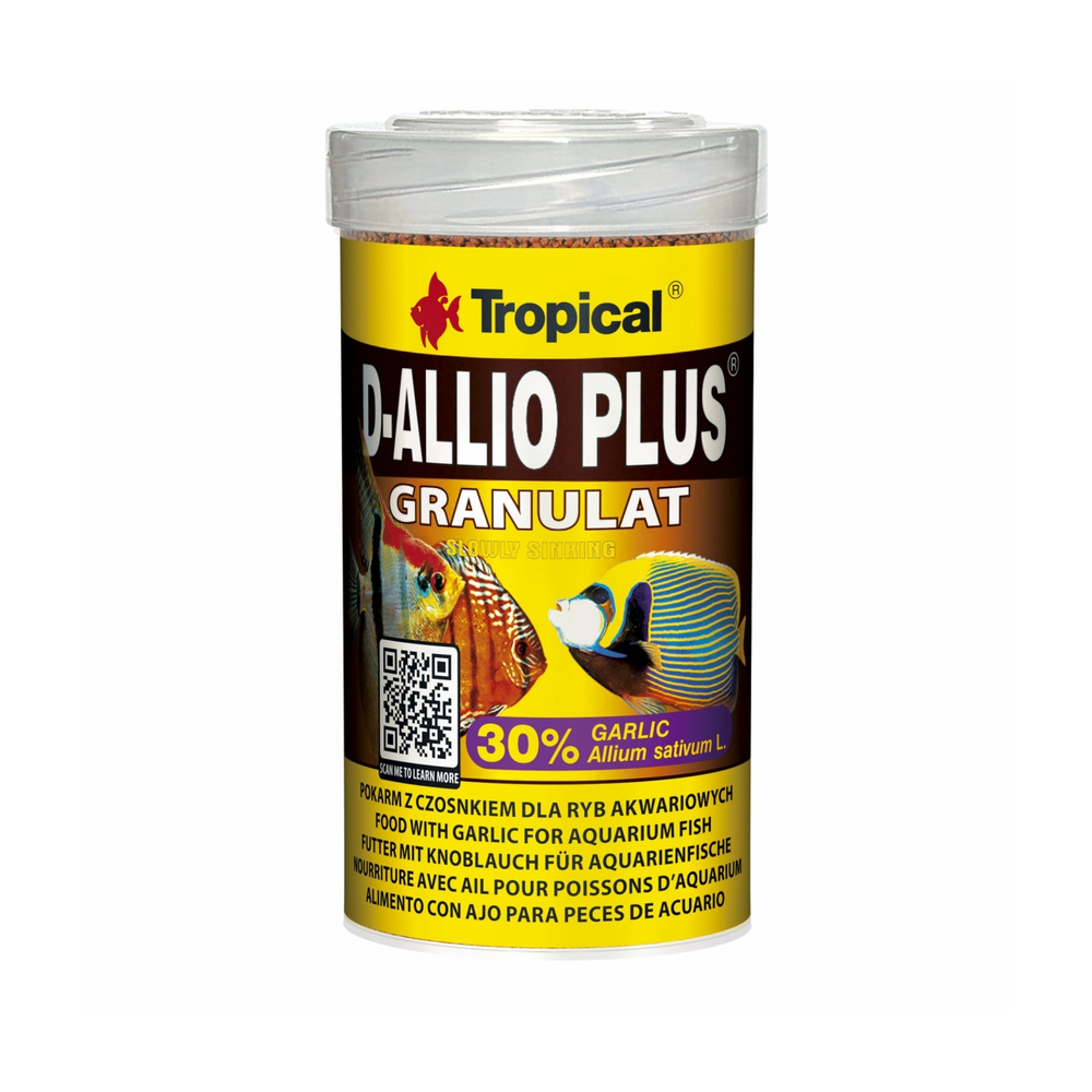 Tropical D-Allio Plus Granulat – komplette 100-ml-Dose, Vorderansicht