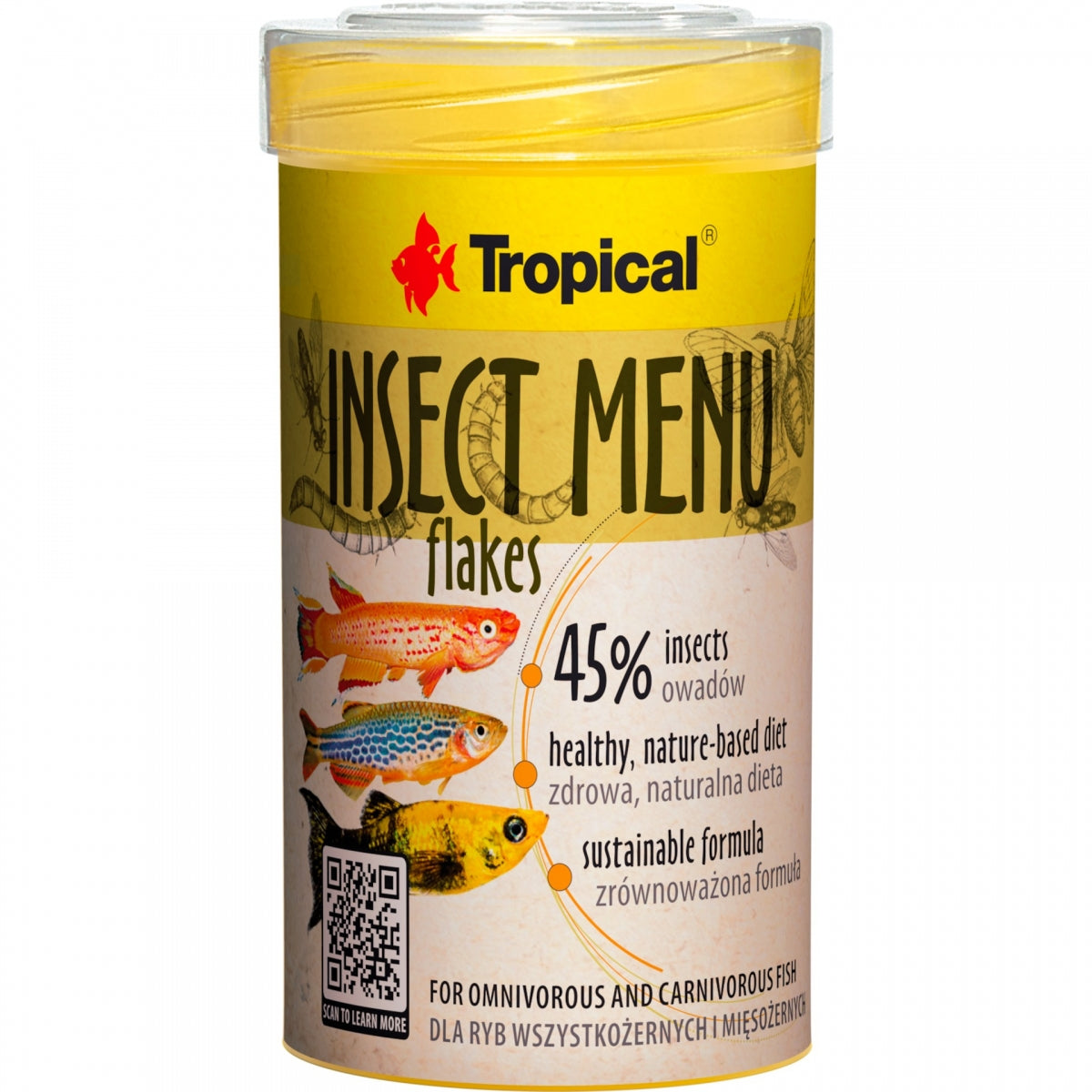 Tropical Insect Menu Flakes vollständige Dose Ansicht 1