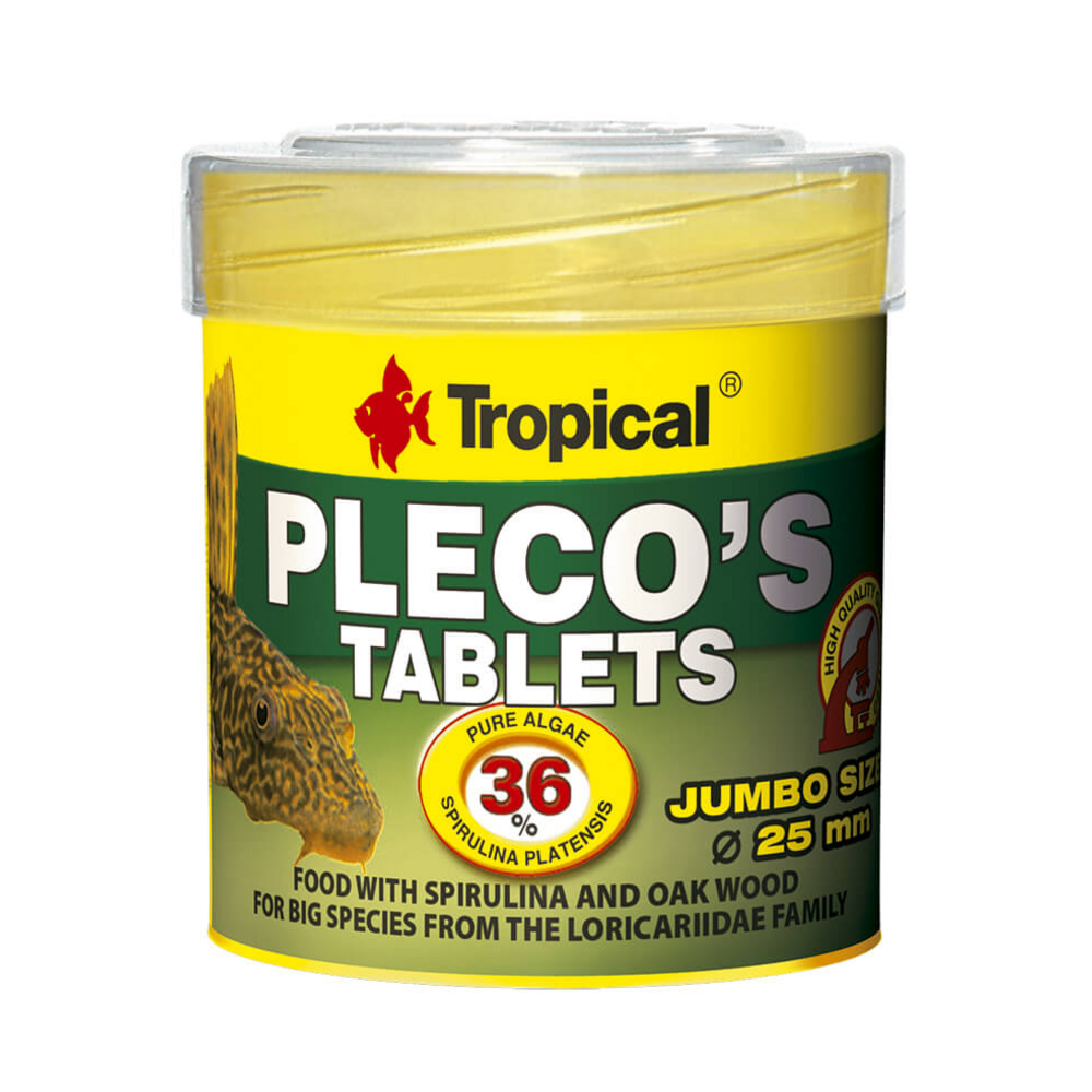 Tropical Pleco’s Tablets – vollständige 50-ml-Dose