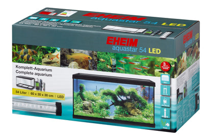 EHEIM aquastar 54 LED Aquarium-Komplettset – Schwarz – aquastar54LED